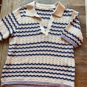 Marine Layer Spencer Polo Stripe Sweater